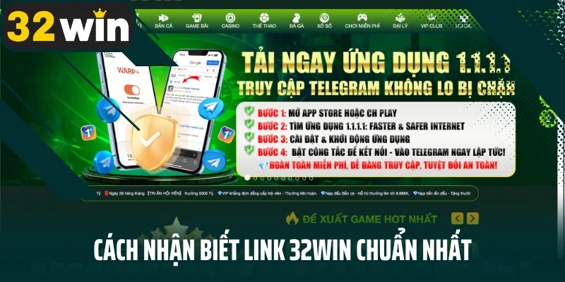 Cách nhận biết link 32win chuẩn nhất