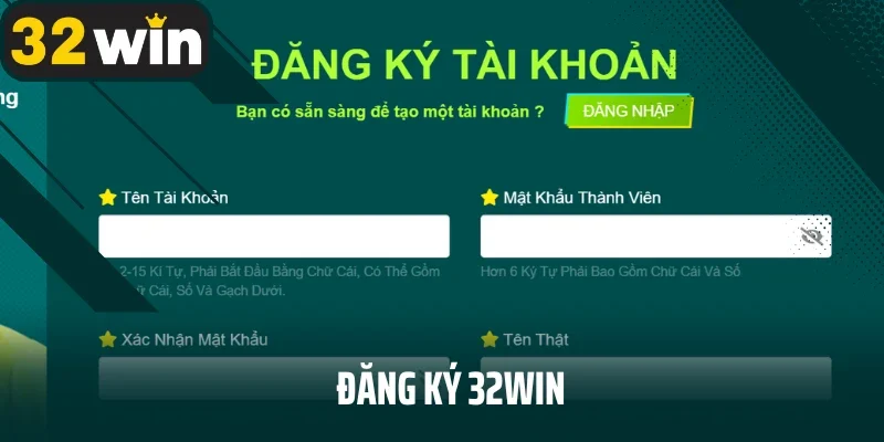 Đăng ký 32WIN