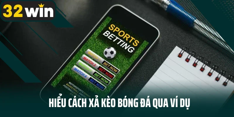 Hiểu cách xả kèo bóng đá qua ví dụ