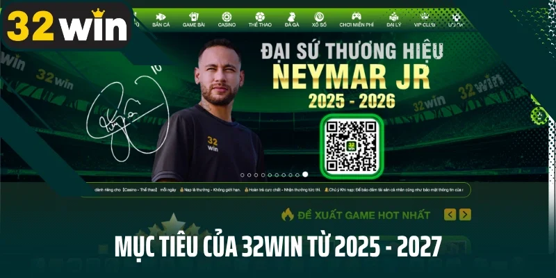 Mục tiêu của 32win từ 2025 - 2027